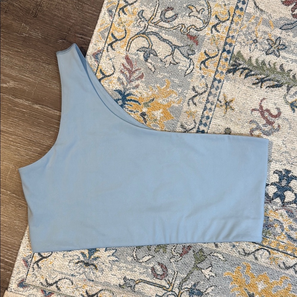 Girlfriend Collective Skyline Bianca One Shoulder Bra